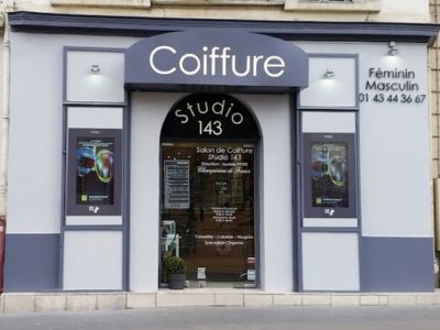 Devanture coiffure studio143 Paris 12e Nation